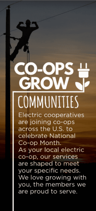 Graphic about how co-ops grow communities